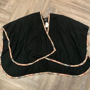 Black poncho wrap